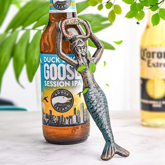 Mermaid Cast Iron Beer Opener